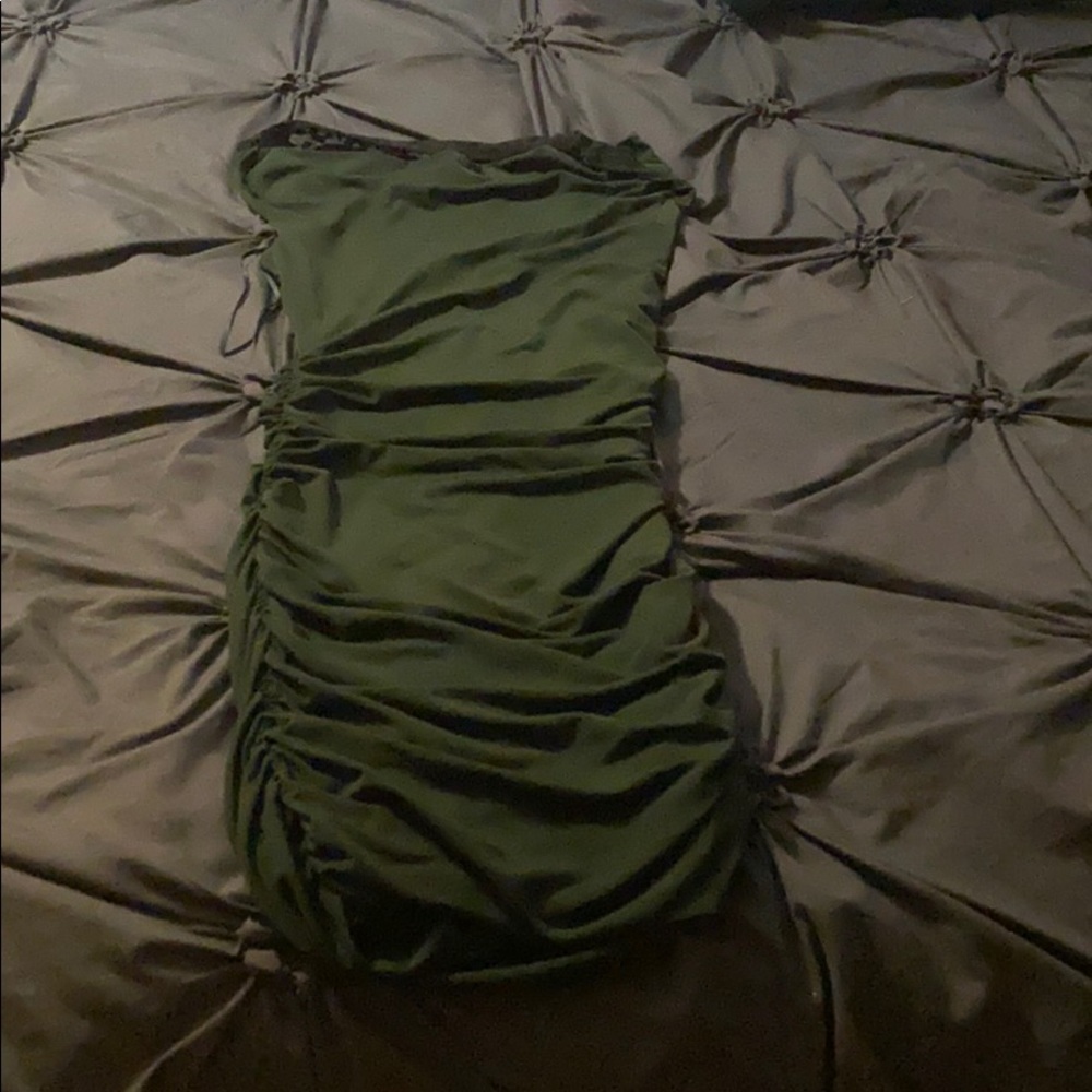 Green sexy dress